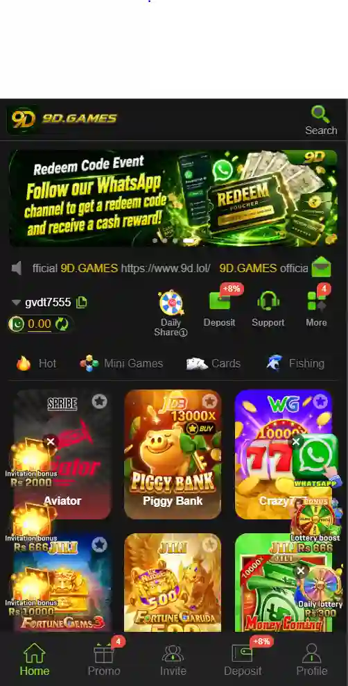 9d game login